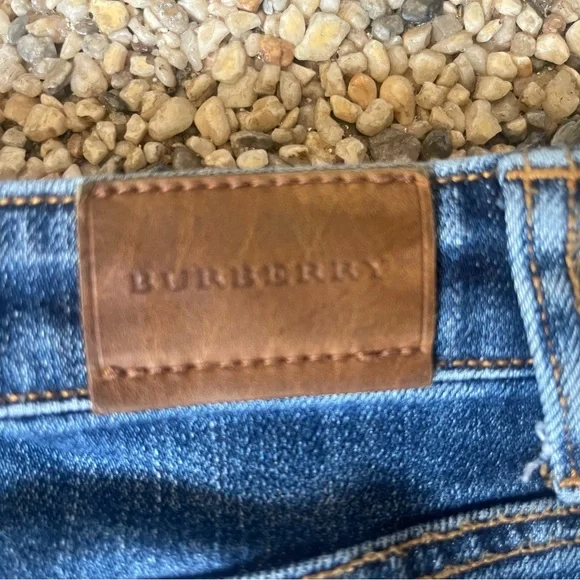 Burberry Girls Jean Skirt Size